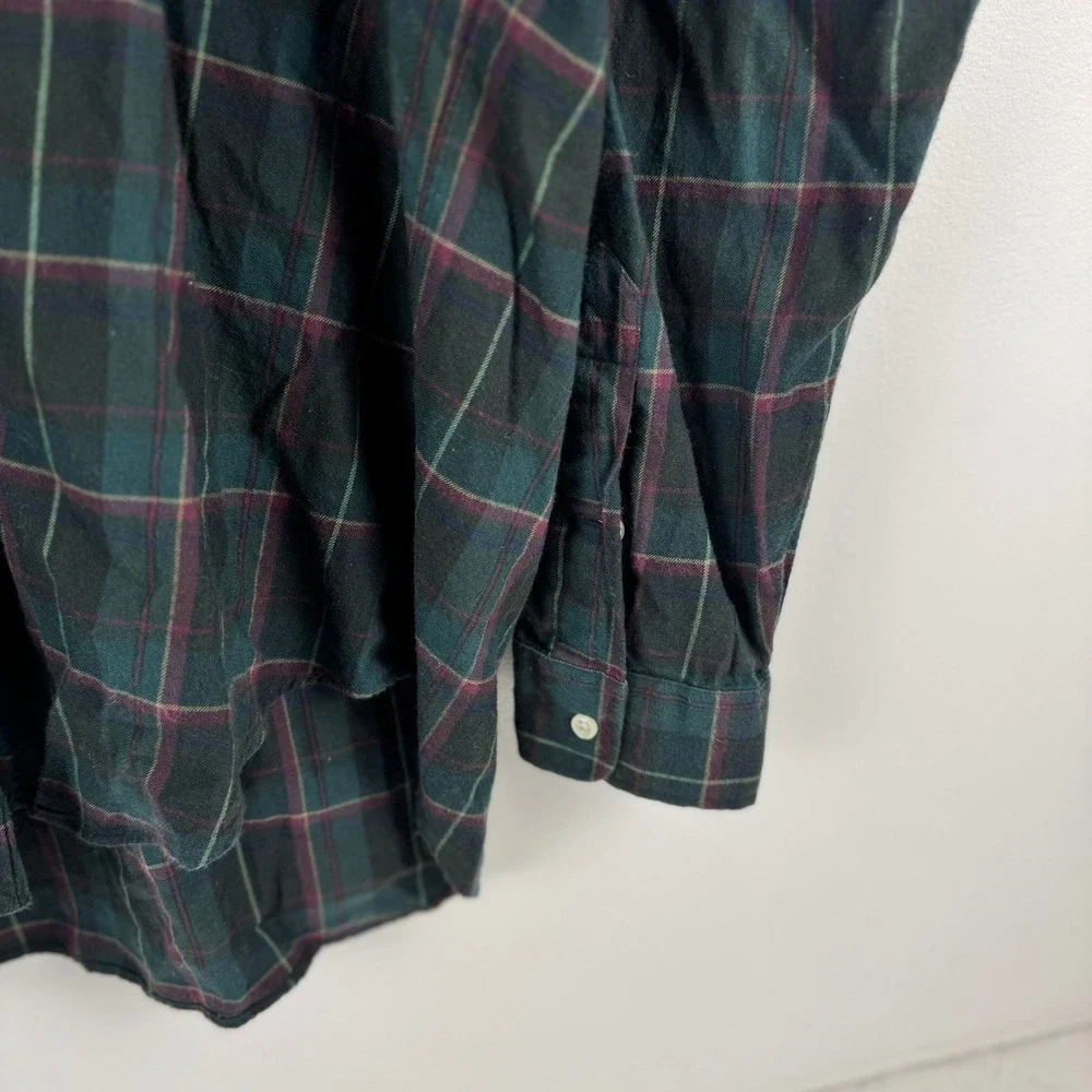 VTG! Ralph‎ Lauren Blake Shirt Mens XL Green Plaid Button Down 100% Cotton
